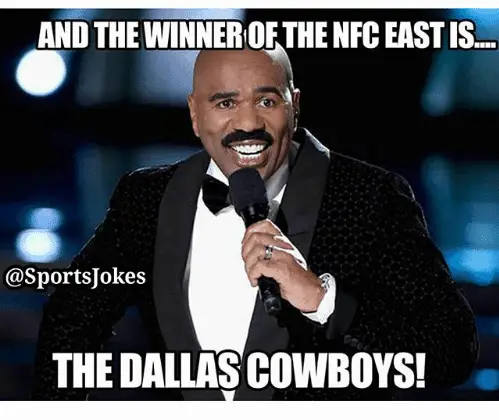Steve Harvey meme Dallas Cowboys