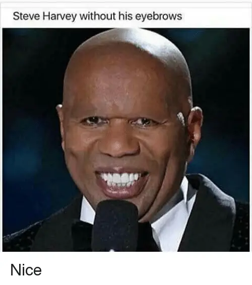 Steve Harvey memes - no eyebrows